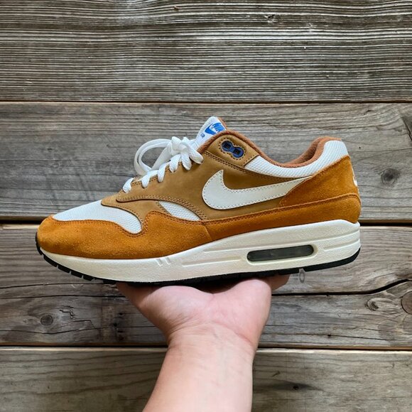New Women Size 12 / Size 10.5 Men 2018 Nike Air Max 1 Premium Curry Running Shoe main image 7